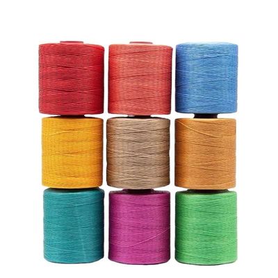 100% polyester zacht hennep 300D/16 Wax draad Nettogewicht 400g voor handwerk string tas