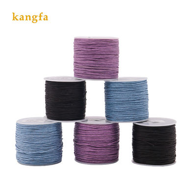 Ronde outlet string band halsketting touw armband populaire stijl 1,0 mm katoenen wax draad