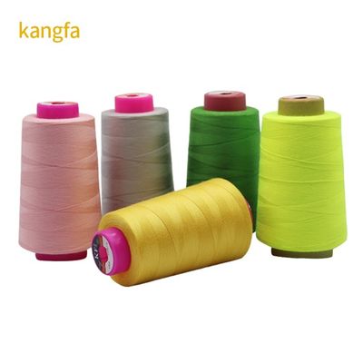 100% katoen draad 402 100 g kegel polyester naaigraad voor beddengoed elastisch stof
