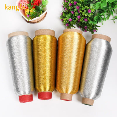 3300y/kegel MS 150d Lurex Metalen Naaddraad voor Hokket Fijn ST 100% Polyester Kegel