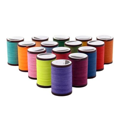 80 m/con High Strength Polyester Sewing Thread Round Waxed Thread voor leer handwerk