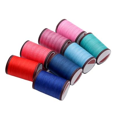 80 m/con High Strength Polyester Sewing Thread Round Waxed Thread voor leer handwerk
