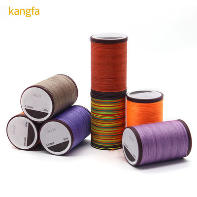 80 m/con High Strength Polyester Sewing Thread Round Waxed Thread voor leer handwerk