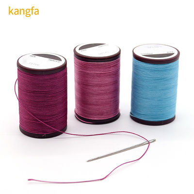 80 m/con High Strength Polyester Sewing Thread Round Waxed Thread voor leer handwerk
