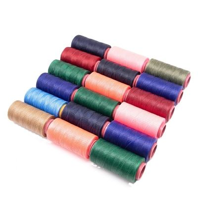 Hoge sterkte 210D/16 250D/16 Geraffineerde polyester gewassen draad voor het naaien van leer