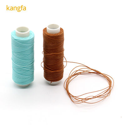 Chemisch bestand 1 mm 100% polyester leer rond gewassen draad voor met de hand genaaide zakken