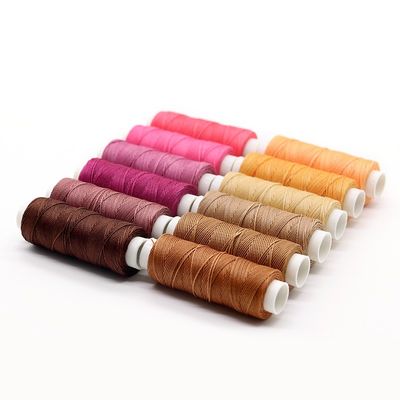 Hoogspanningspolyester 0,8 mm gewassen draad voor handnaaien en schoenstrengen naaien