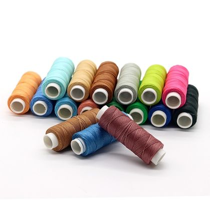 Hoogspanningspolyester 0,8 mm gewassen draad voor handnaaien en schoenstrengen naaien