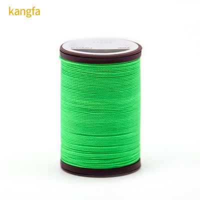 Plastic Cone Polyester Round Braid Waxed Thread voor schoenen Naaien 0.35mm 0.45mm 0.65mm