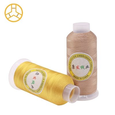 140G 5000M/kegel 100% polyester 120d 2 borduurdraad voor borduurbedrijven