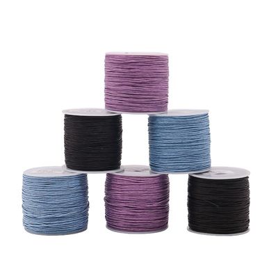100% katoen rollen kabel gewassen draad kabel string riem voor sieraden maken van plastic kegel