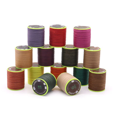 DIY Hoge sterkte Multicolor Ronde Polyester Naaier Leer Wax Armband Draad 3 Ply