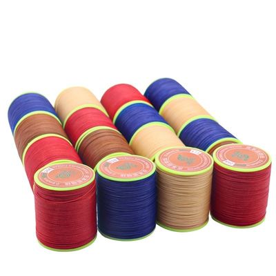 DIY Hoge sterkte Multicolor Ronde Polyester Naaier Leer Wax Armband Draad 3 Ply