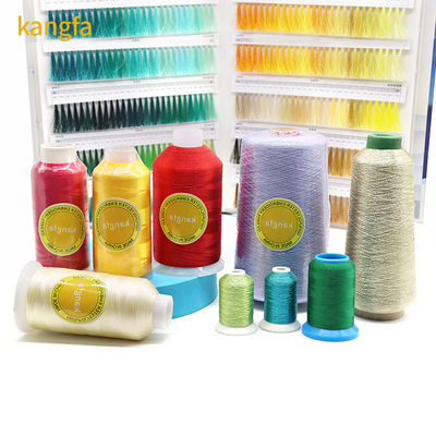 Ondersteuning 7 dagen Voorbeeld bestelling Levertyd 720 kleurpakketten van 120D Polyester borduurdraad