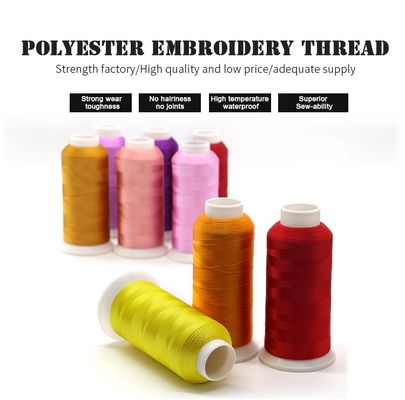 High Tenacity 120D/2 5000Y Polyester Borduurdraad voor Superior Borduurmachine