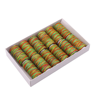 Leder Accessoires 1mm 150D Leder Waxdraad en Duurzaam voor 50m Regenboogkleur