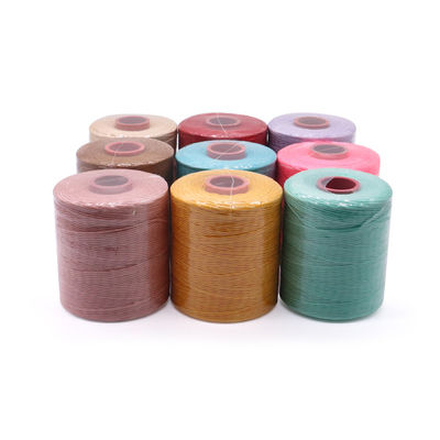 Hoge sterkte 100% polyestergarens Plat gewassen gevlochten draad 0,8 mm 1 mm waterdicht Zwart