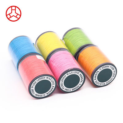 Handbreien 0,55 mm Linnen gewassen draad 120m in 40 kleuren voor macrame projecten