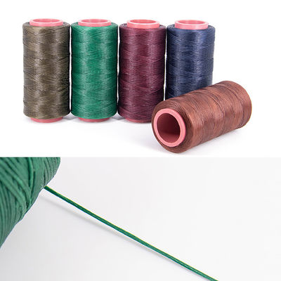210D/16 Hoge sterkte 200M Flat Polyester Waxed Thread 1mm Voor schoenen Naaileer