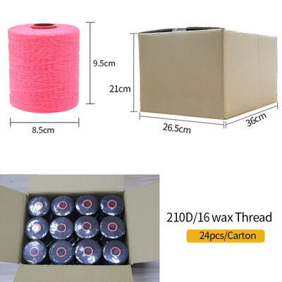 Eenkleurige vlakke wasstreng 210D nylon gewassen draad voor het naaien van polyesterdraad