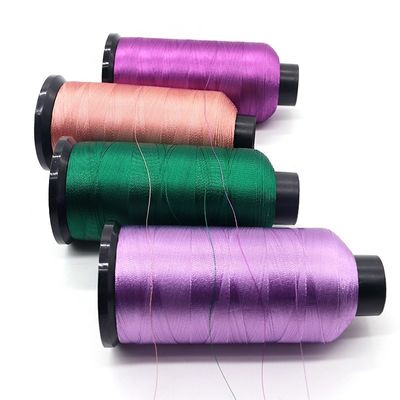 Gedrukt garen van viscose filamenten met een laag krimpvermogen 120D/2