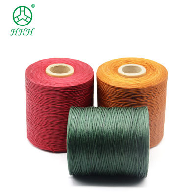 Chemisch bestand patroon Geverfd polyester vlecht Gewassen draad voor armbanden Lederen