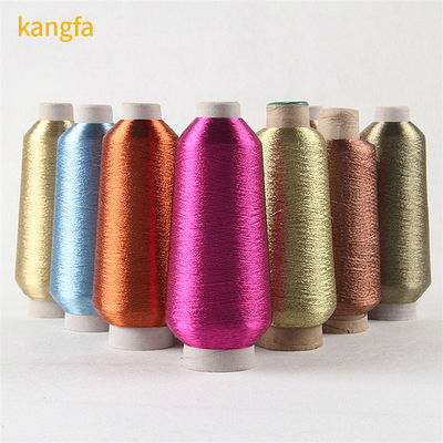 Metalen borduurdraad 100% polyester voor naaimachine Duurzaam overlock textiel