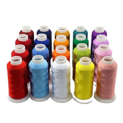720 Kleuren Selectie Polyester Borduurdraad 100g/Spool Op maat gemaakt door gratis monster