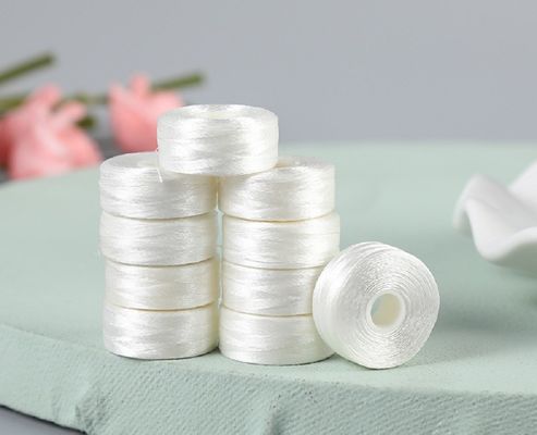 2 cm Diameter Bottom Thread Borderless Wit L-type 75D/2 Shuttle Core Naai Prefound Bobbin 6