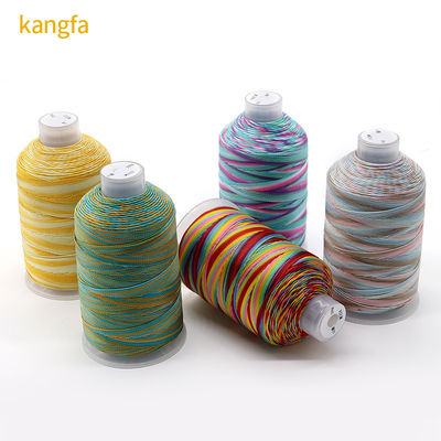 250 g Meerdere kleuren regenboogdraad 100% polyester voor weefwerk ambachten Huishoudelijk naaigraad