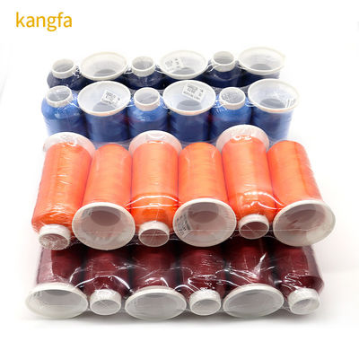 Laag MOQ 120D/2 4000Y Vinnige verzending Polyester draad voor borduurmachine 720 kleuren