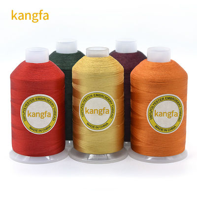 600 kleuren optie 100% polyester 120d 2 10000m borduurdraad voor handbreien