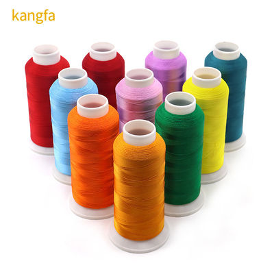 120D/2 5000Y 128g Goud geverfd polyester borduurdraad voor machine naaiprojecten