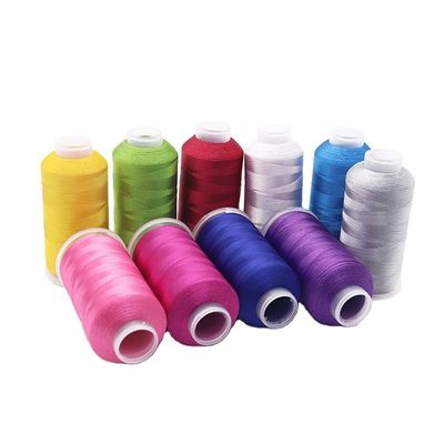 OEM ODM 120/2 4000yard 100% polyester borduurdraad voor hoge temperatuur bestand