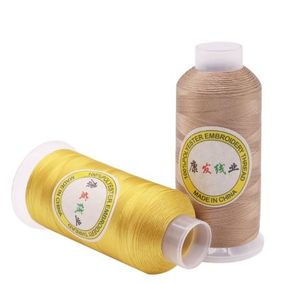 100% polyester 120d 2 5000Y borduurdraad met lage krimp OEM ODM aanvaard