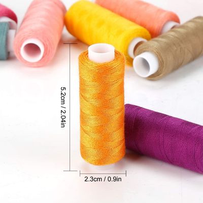 60 kleuren regenboog polyester naad voor zelfstandig maken machine borduurwerk UV-bescherming